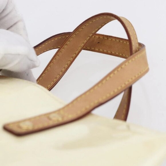 LOUIS VUITTON Monogram Vernis Reade PM Hand Bag Perle - Picture 7 of 15